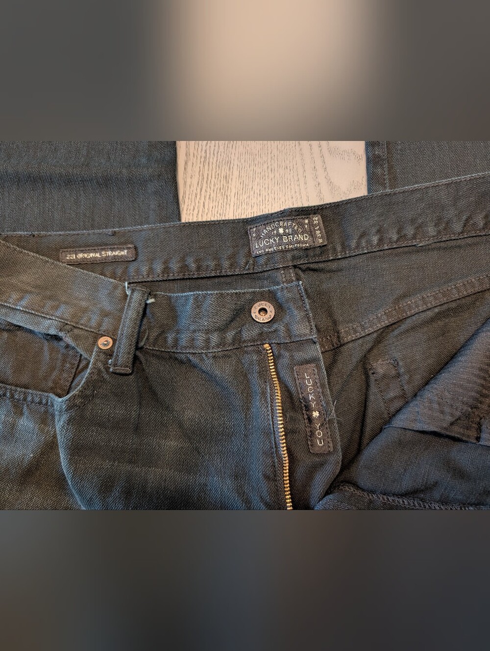 Lucky Brand Original 221 Straight Jeans 38w